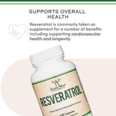 Polygonum root extract ingredient label used in Double Wood Resveratrol