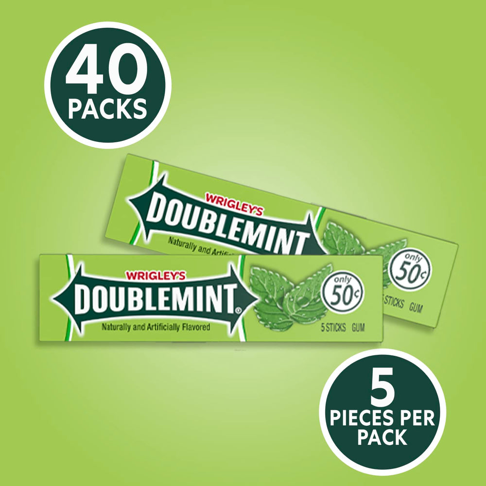 Doublemint 200 sticks bulk pack for easy stocking up