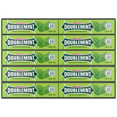 Doublemint bulk pack with 40 five-stick packs ready to share and enjoy