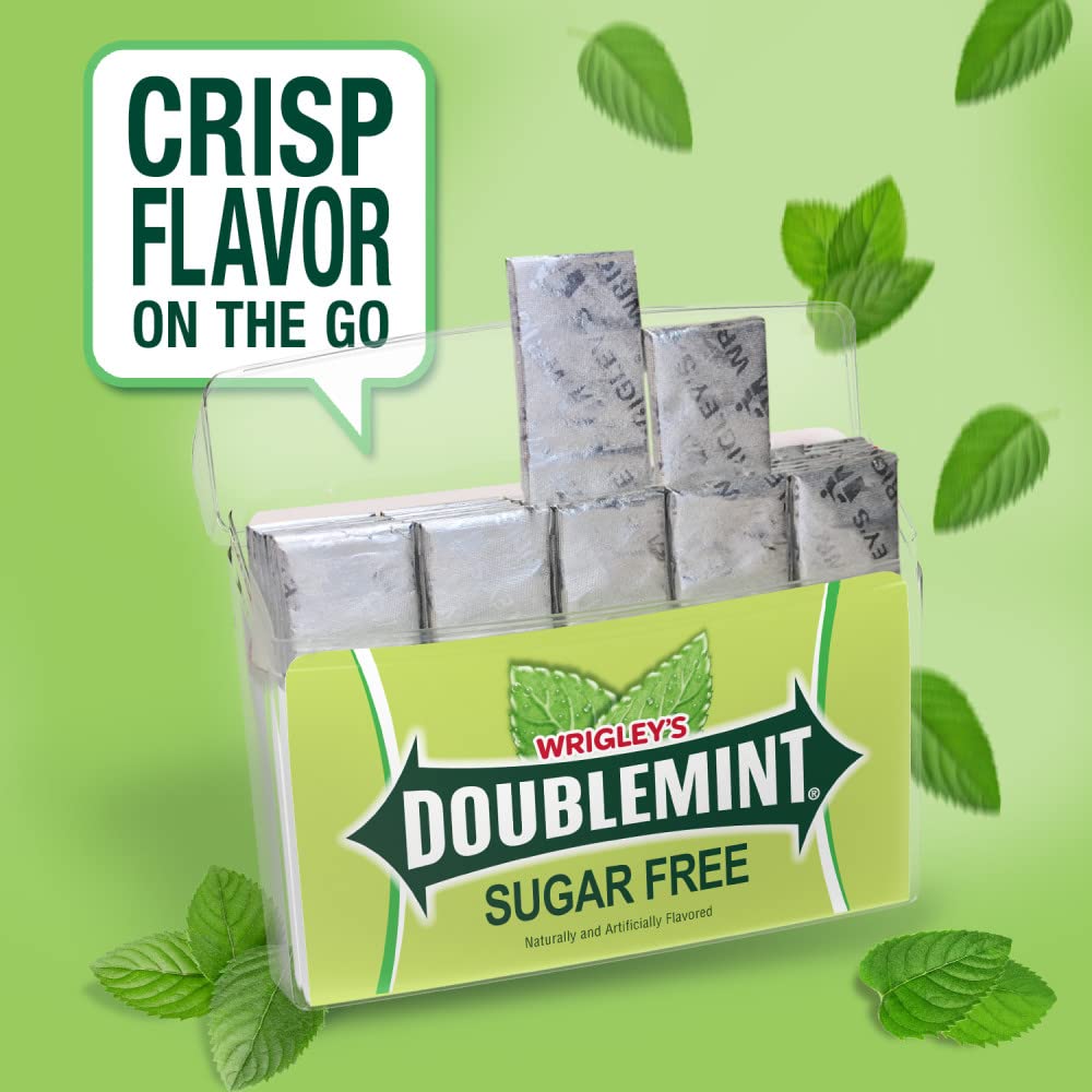 Doublemint gum in pocket for a quick mint break during the day