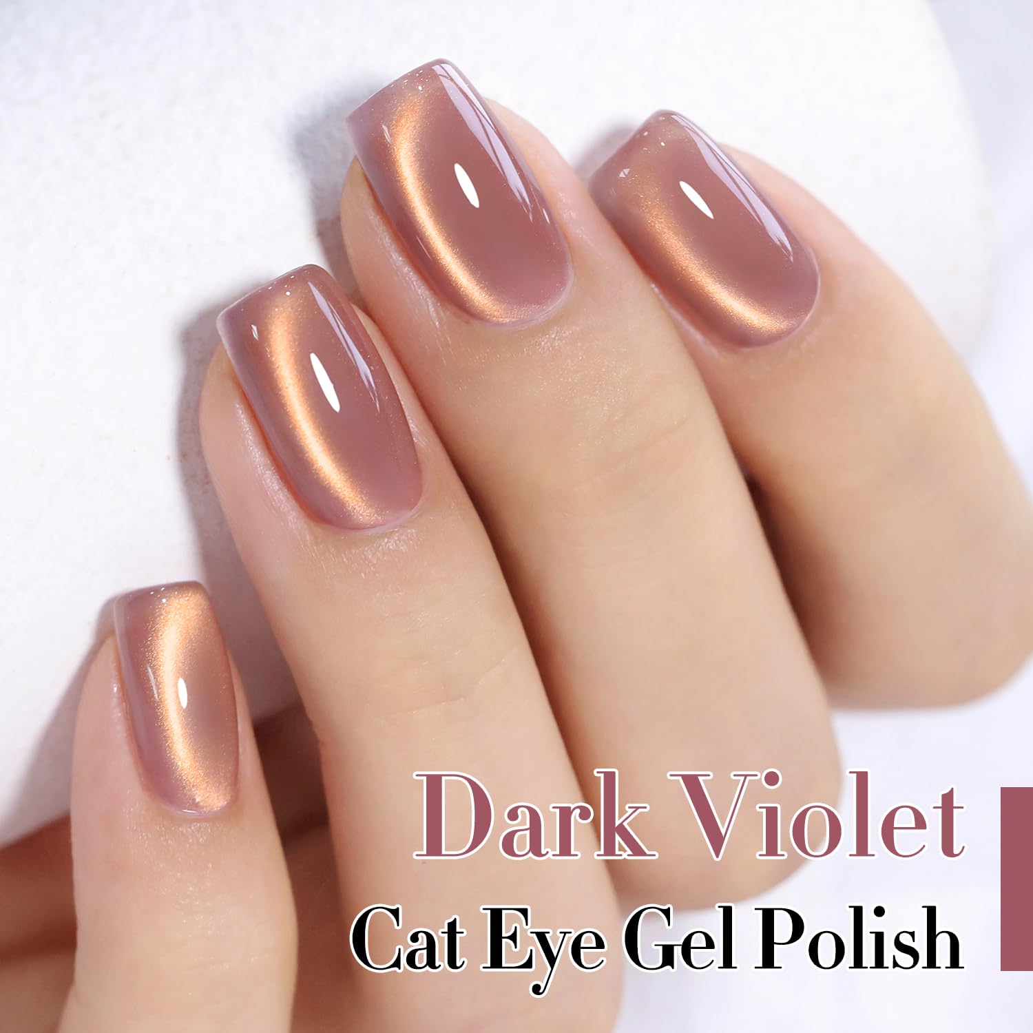 Double Rhythm magnet holographic glitter enhances nail art with shifting color effects