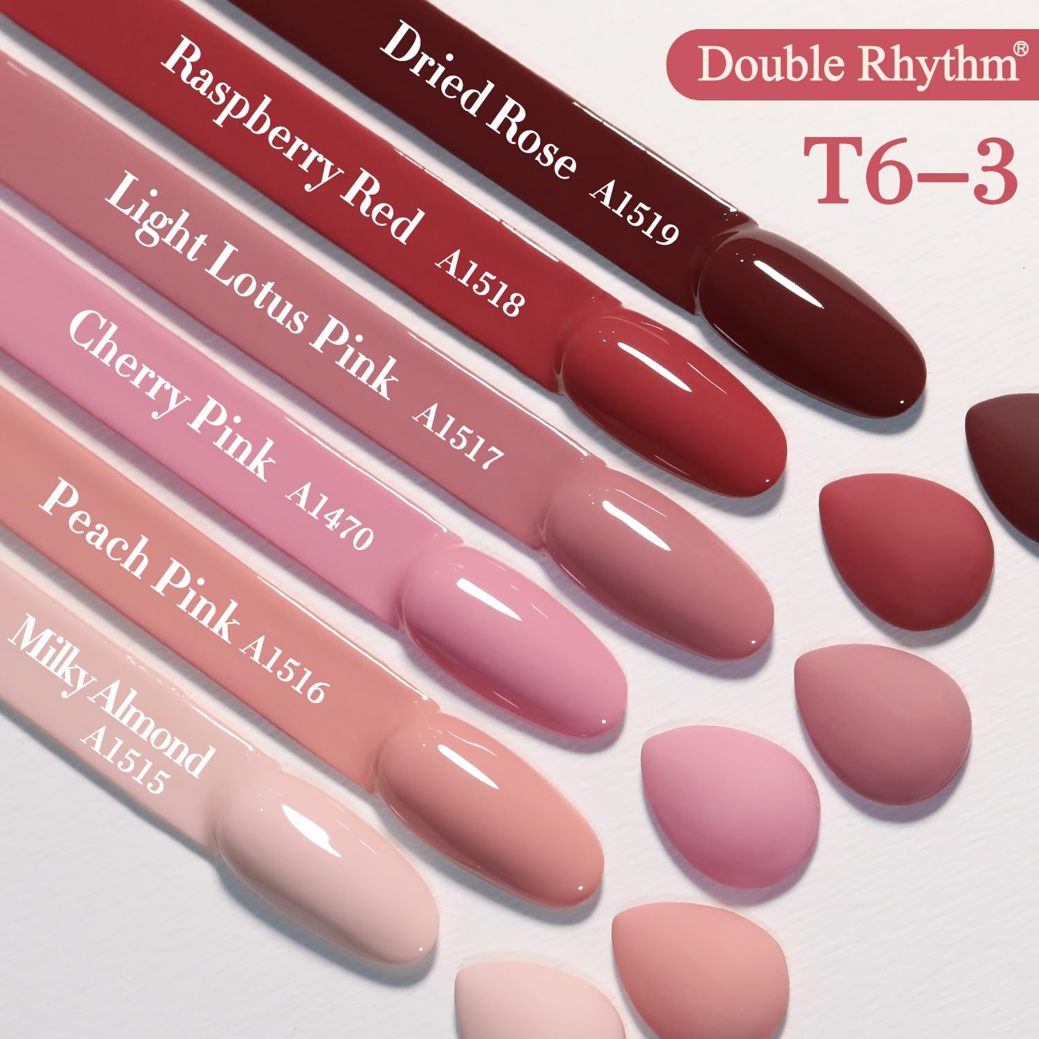 Double Rhythm top coat layer enhances shine and durability