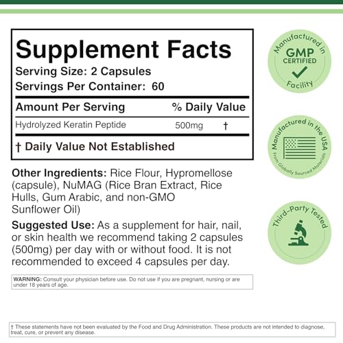 Double Wood Keratin Hair Growth Capsules closeup for daily hair vitality