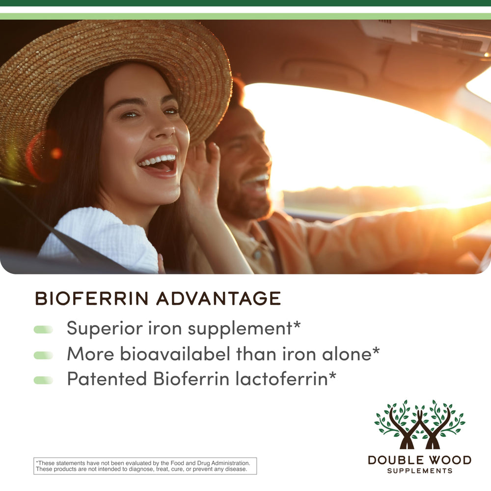 Lactoferrin capsules close-up ready for daily intake