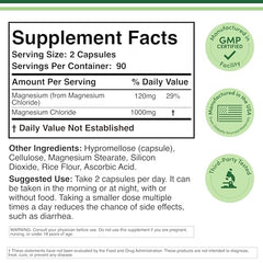 Double Wood Magnesium Chloride capsules arranged for easy daily dosing.