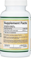 Double Wood Ox Bile 500 mg capsules close-up emphasizes quality ingredients