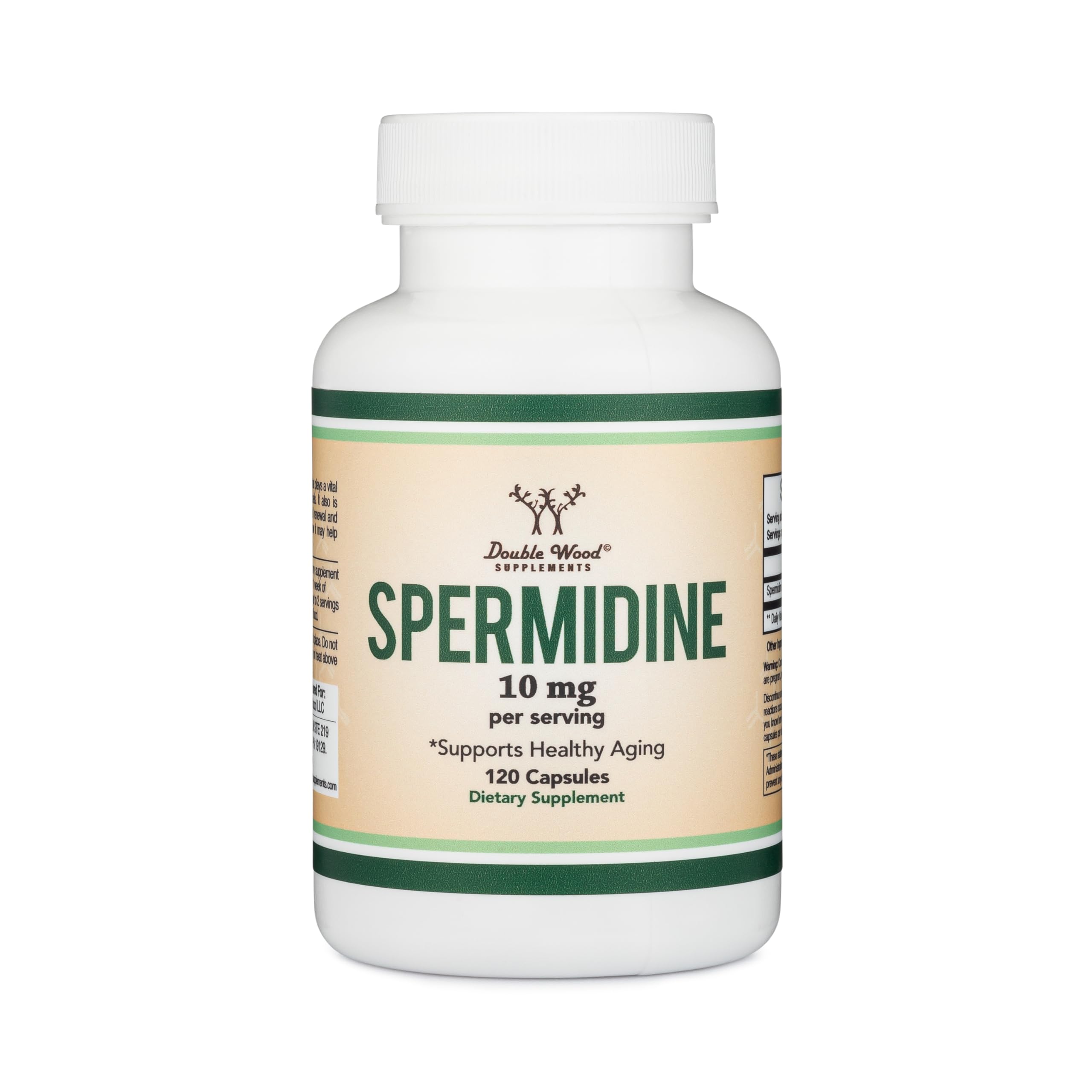 Double Wood Spermidine third-party testing certificate confirms quality