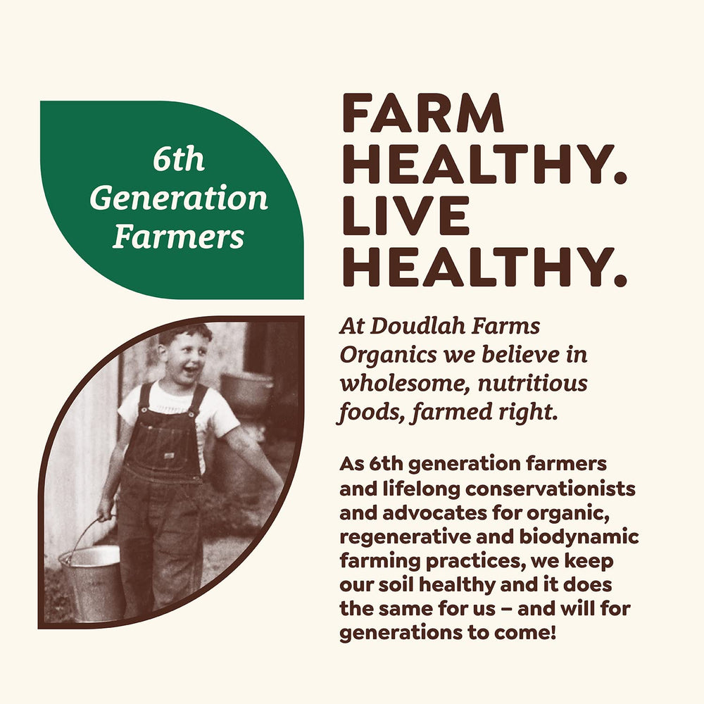 Regenerative soil behind Doudlah Farms popcorn production