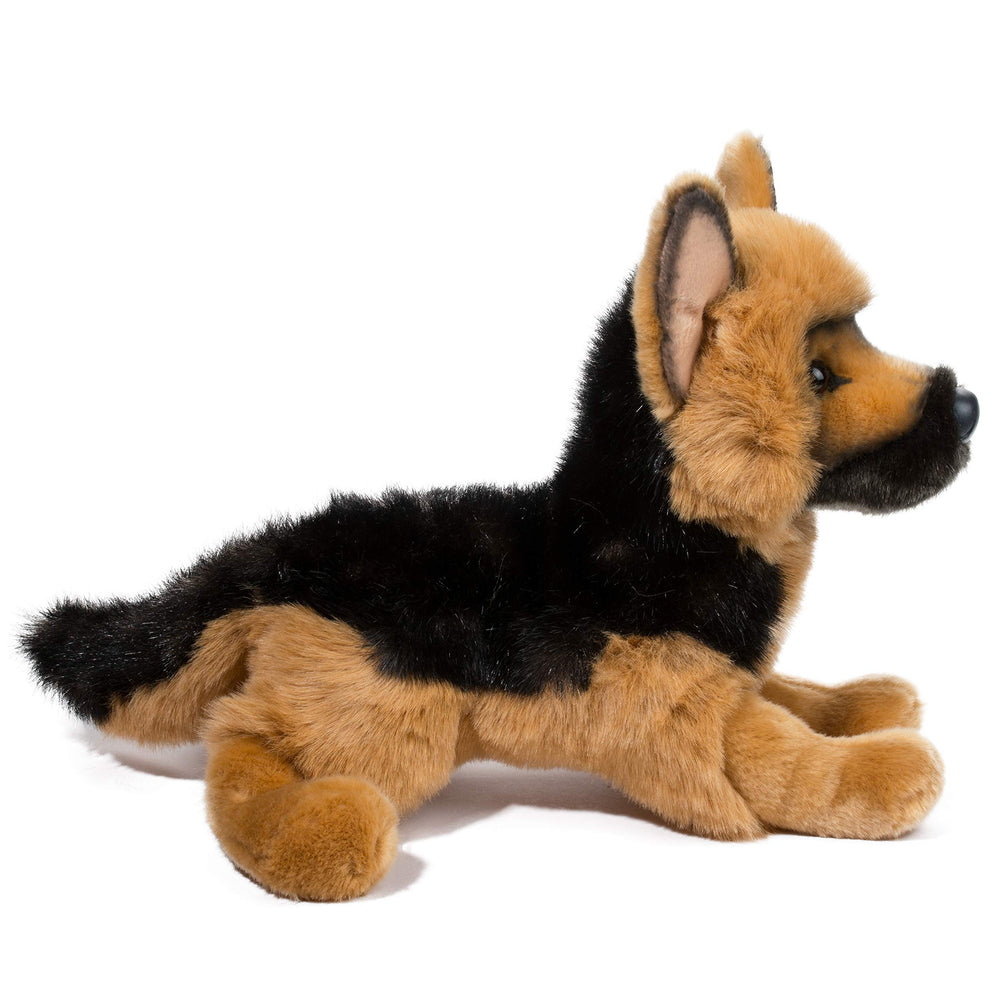 Douglas General German Shepherd Plush 16-inch size easy to display on shelves