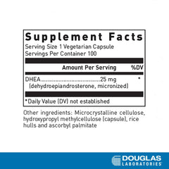 Closeup of DHEA capsule shows micronized form for better absorption.
