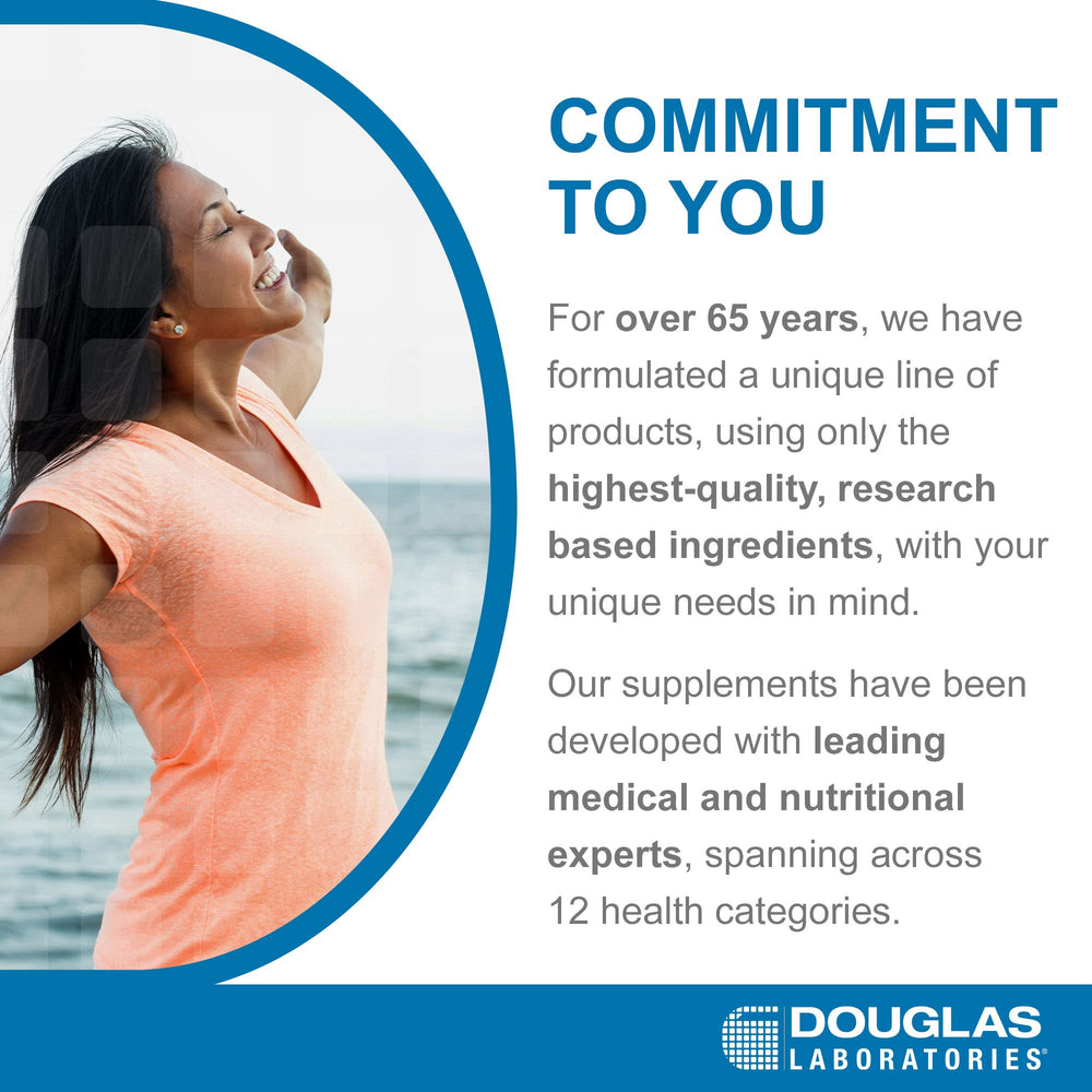 Douglas Laboratories Pregnenolone 25 mg tablets on table for everyday wellness routine.