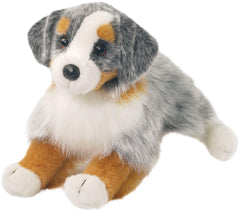 Douglas Sinclair Australian Shepherd plush 16-inch full-body view for cozy play