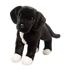 Douglas Twister rescue pup stands upright for imaginative play and companionship.