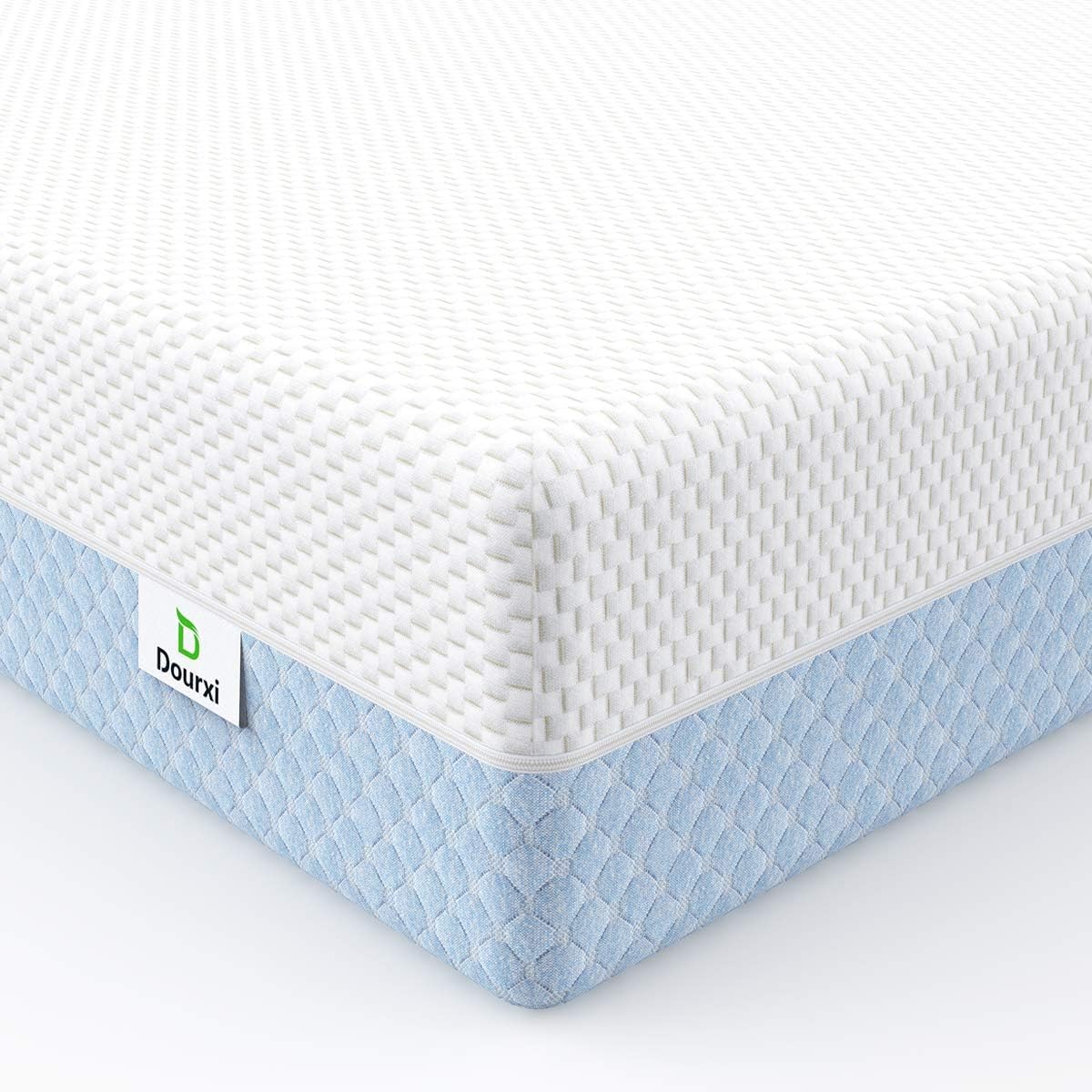 Dourxi crib mattress dual-firmness surface supports infants with firm base and provides toddler comfort.