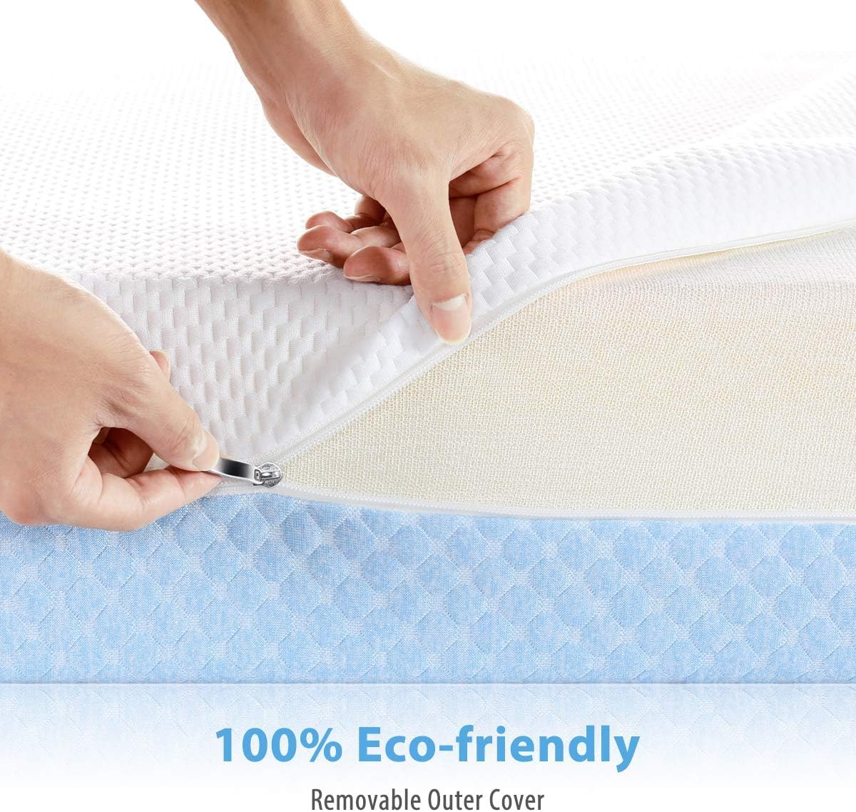 Dourxi memory foam close-up highlights layered support system.