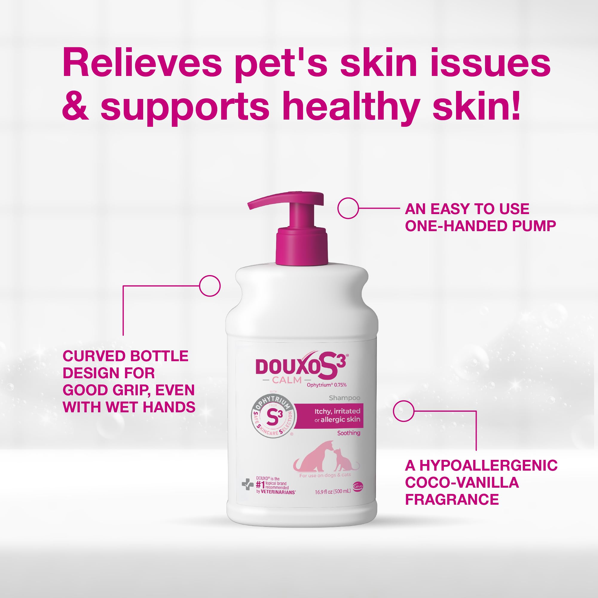 Detangled fur after using Douxo S3 Calm Shampoo