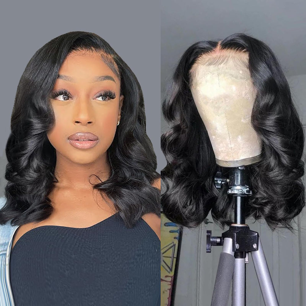 Douyin Bob Wig HD lace detail blends invisibly with skin.