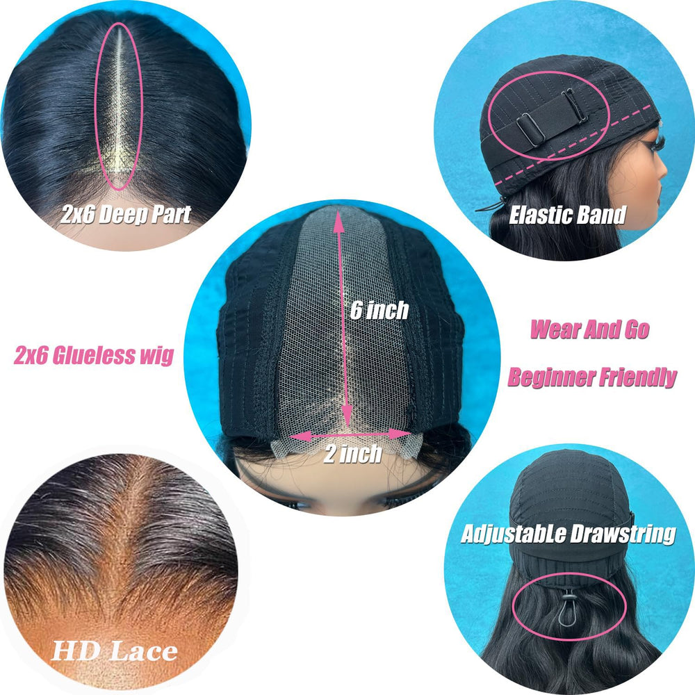 Douyin Wear and Go drawstring glueless wig, quick fit for any head