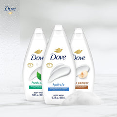 Dove 3-pack display on shelf, highlighting choice and value