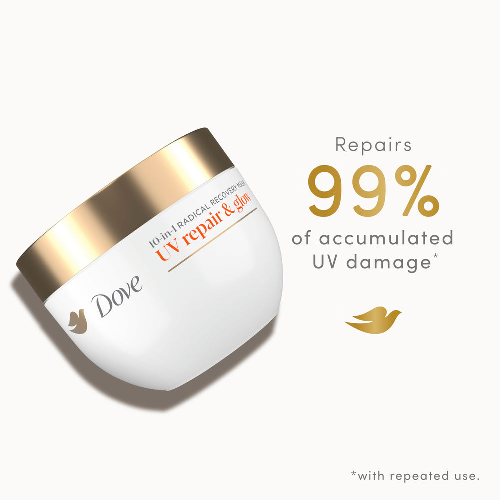 Dove 70-hour HPF protection message visible on product closeup.