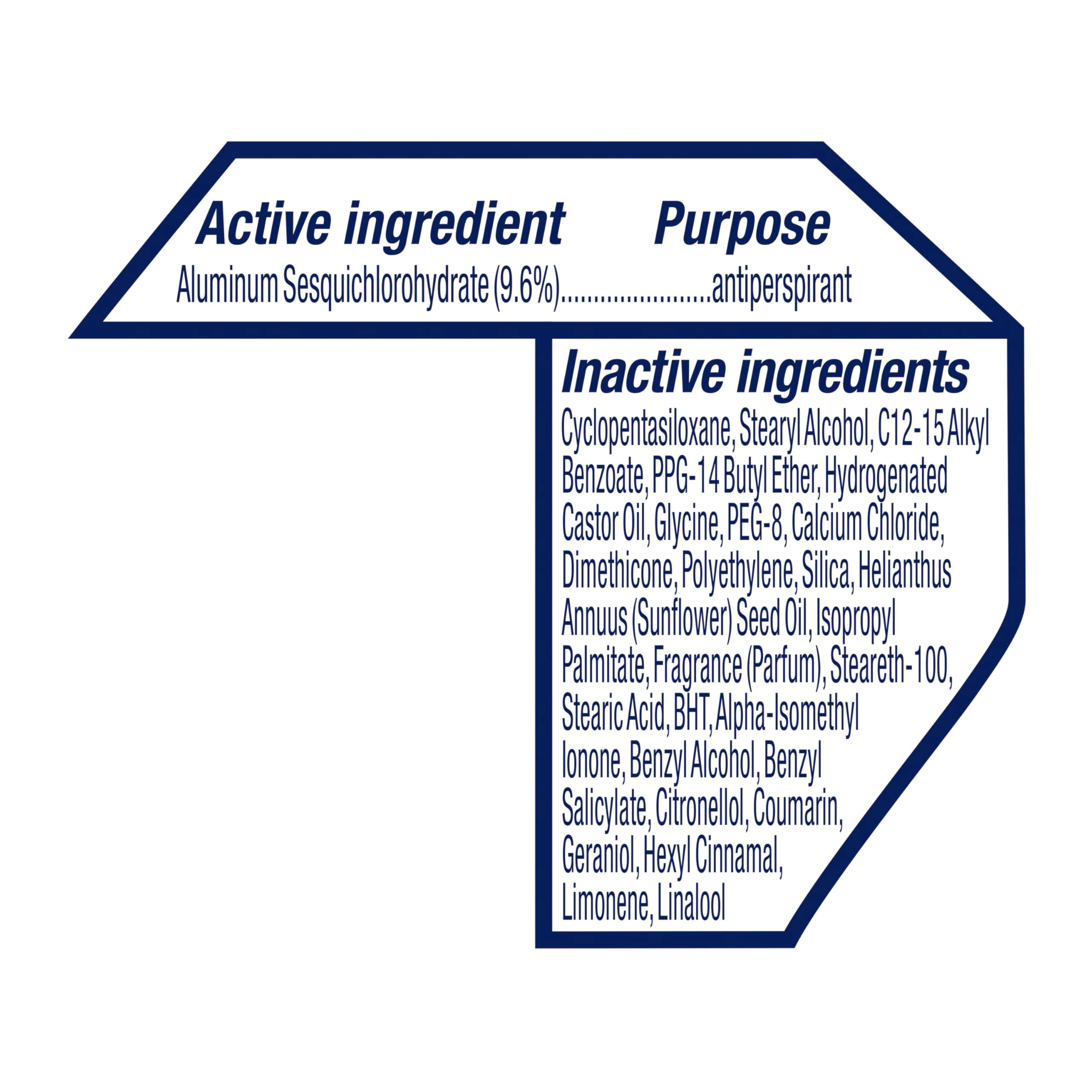 Dove 72-hour odor protection visual emphasizing long-lasting freshness.