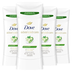 Dove Advanced Care Cool Essentials pack-shot showing the deodorant sticks for long-lasting protection.