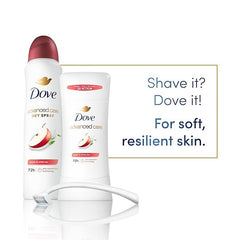Dove Apple and White Tea deodorant stick with a smooth glide for comfortable application.