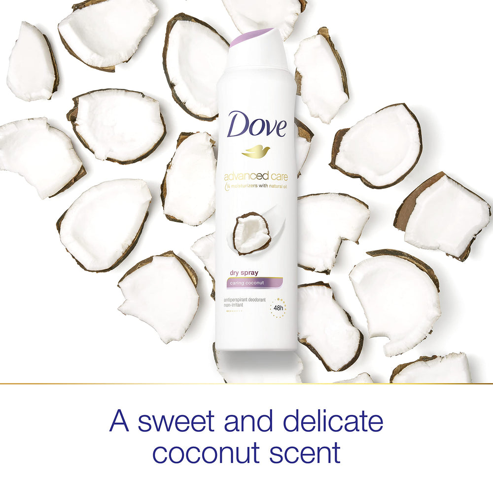 Dove Advanced Care dry spray protecting underarms during daily activity