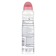 Dove Advanced Care Powder Soft spray mist underarm demonstrates quick-dry, long-lasting odor control.