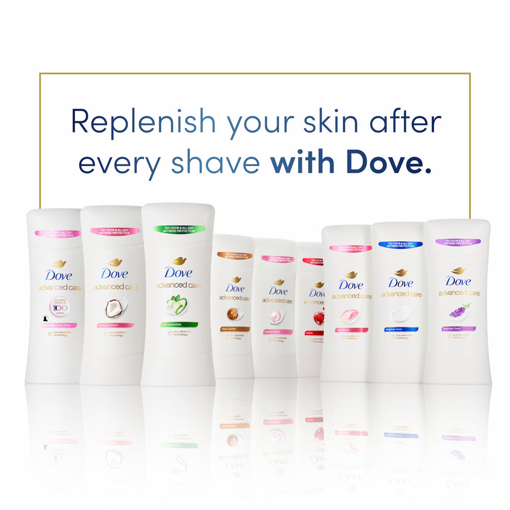 Soft underarms ready for daily use with Dove Petals.