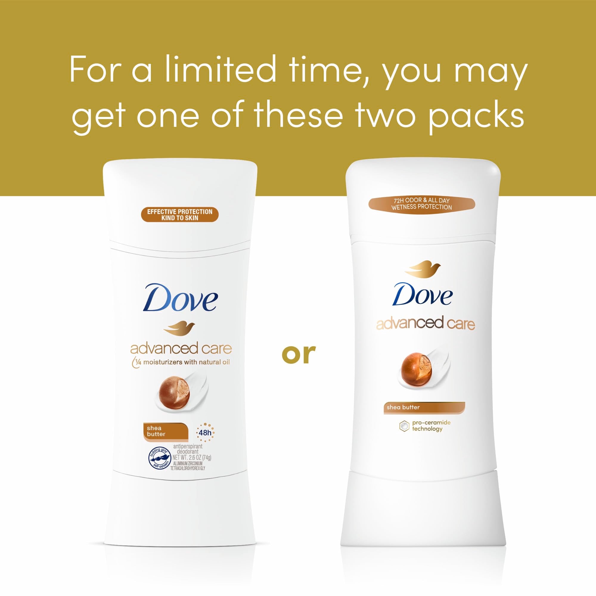 Dove Advanced Care supports skin barrier repair after shaving