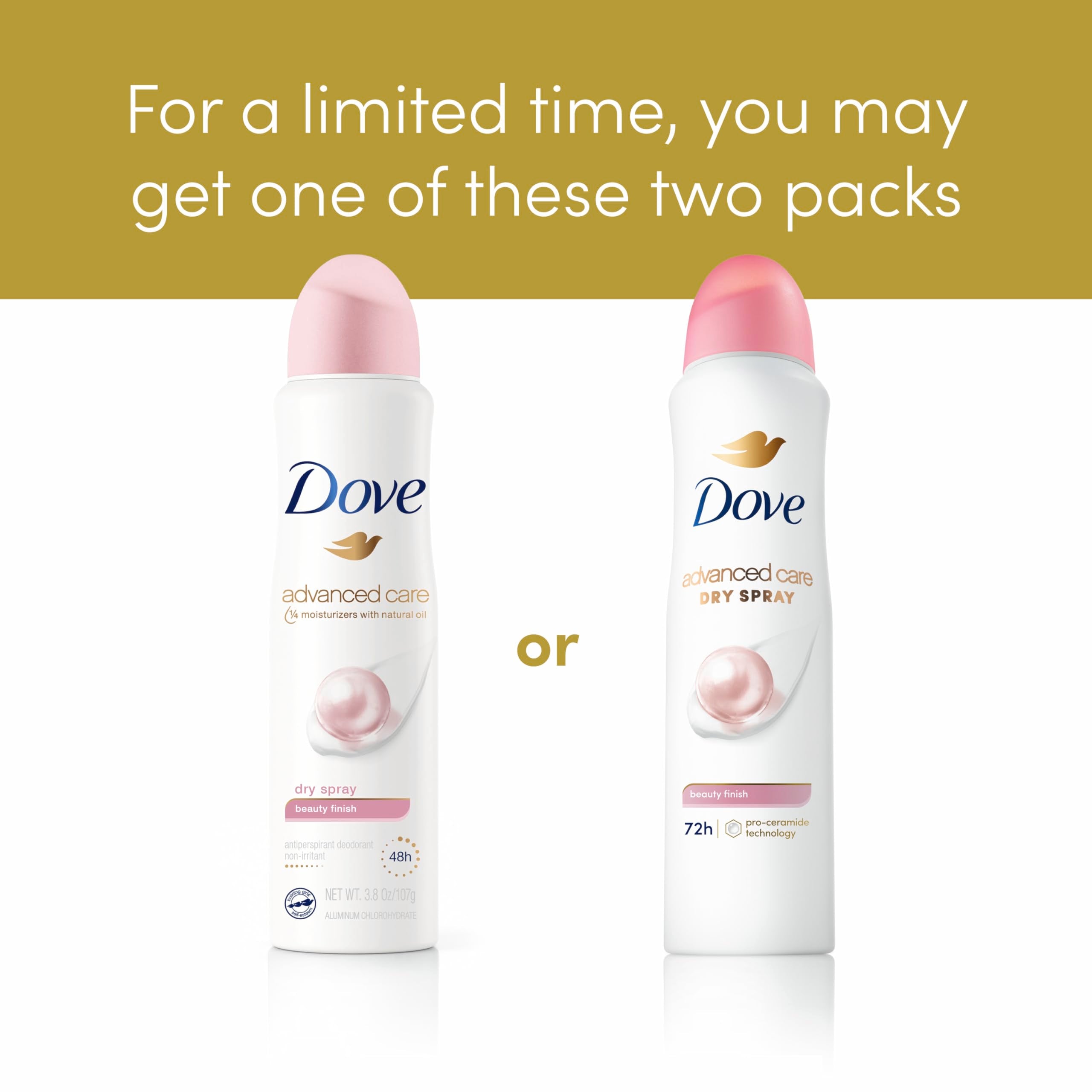 Soft underarm texture close-up with Dove Advanced Care.