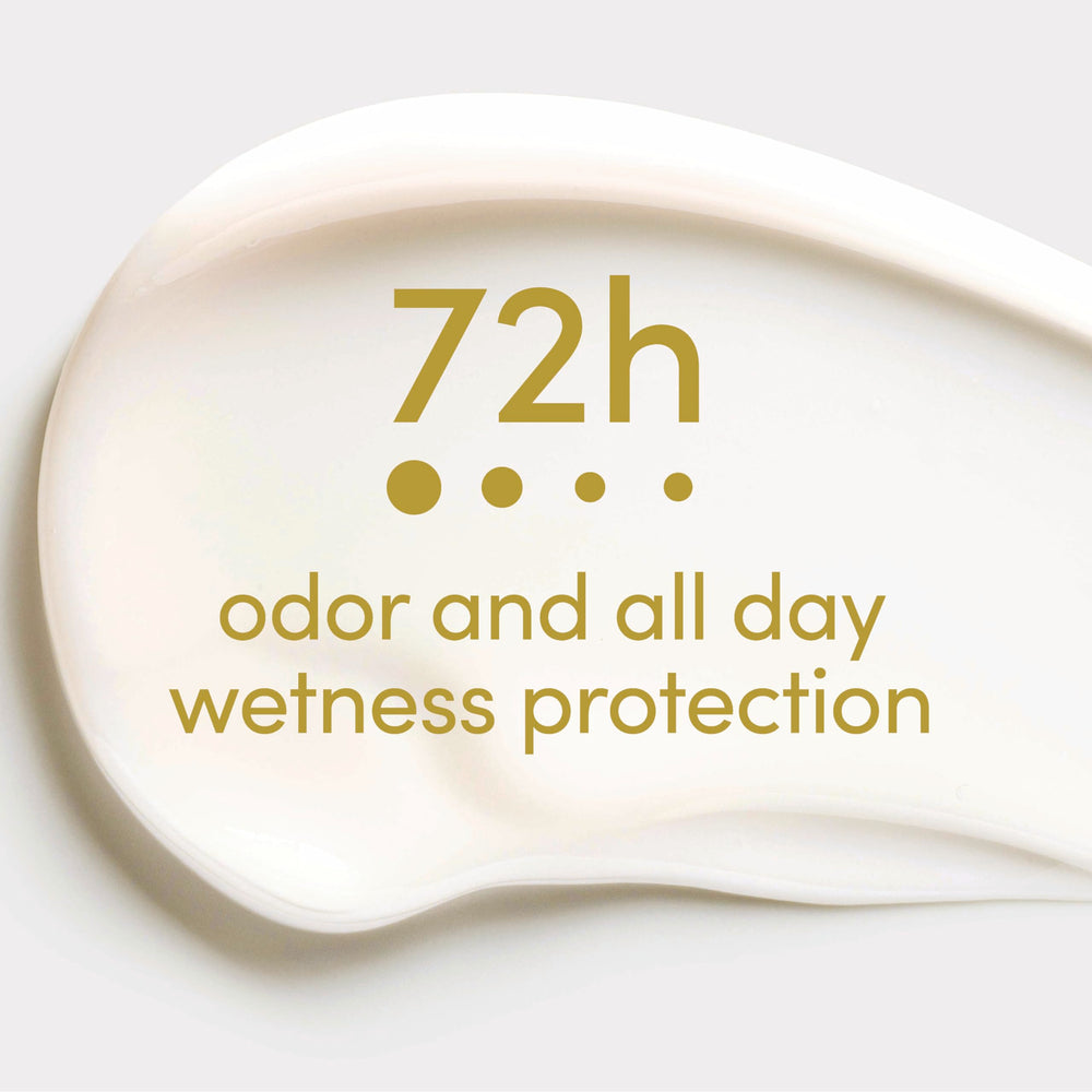 Dove Advanced Care stick showing quick-dry texture for on-the-go use
