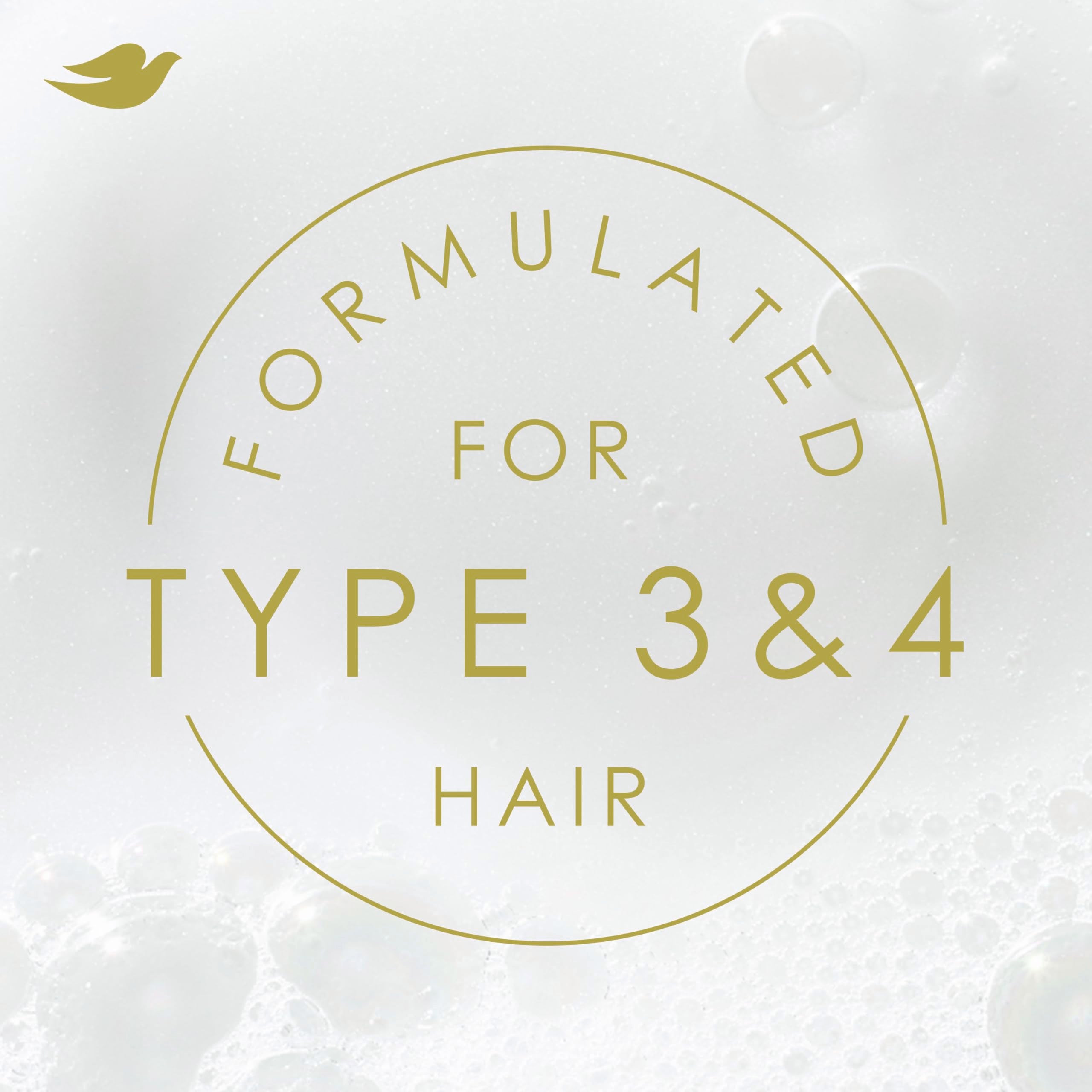 Dove Amino Curl Cream layered with gel for extra lift.