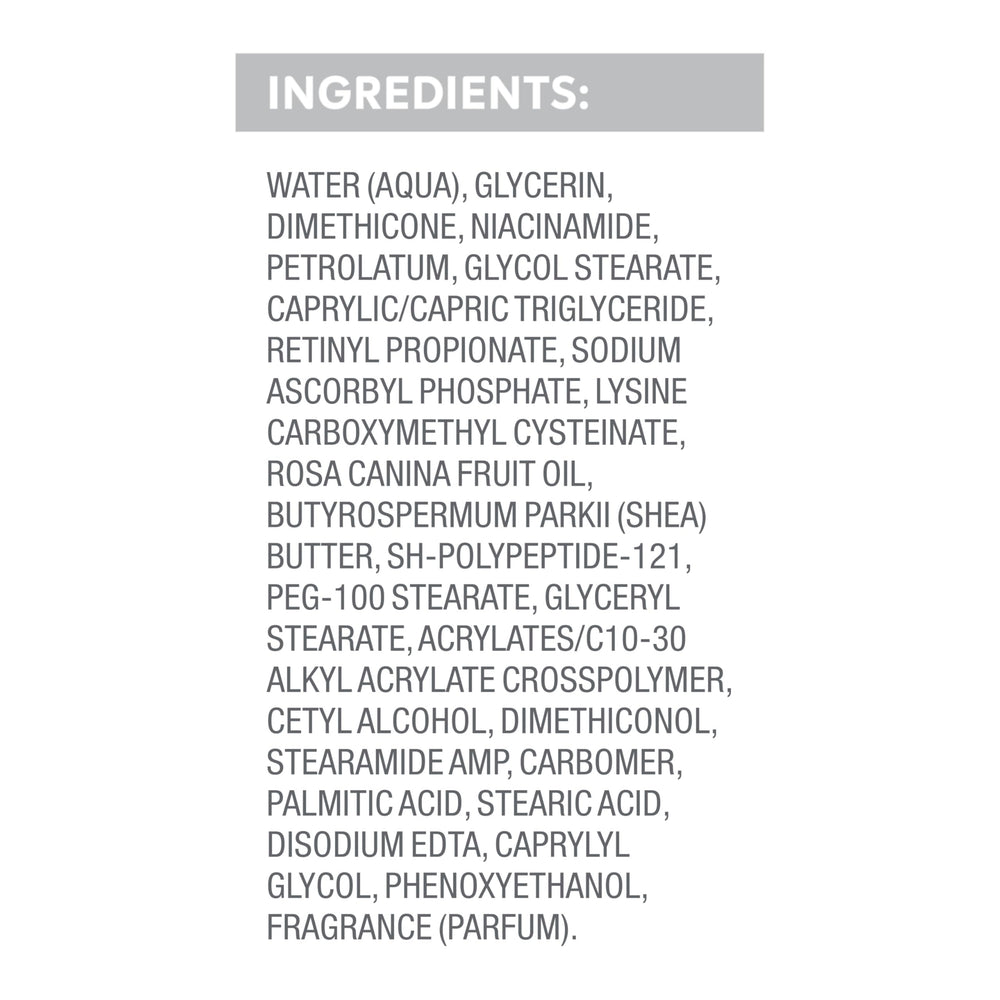 Dove Serum absorbs quickly with no greasy residue on skin.