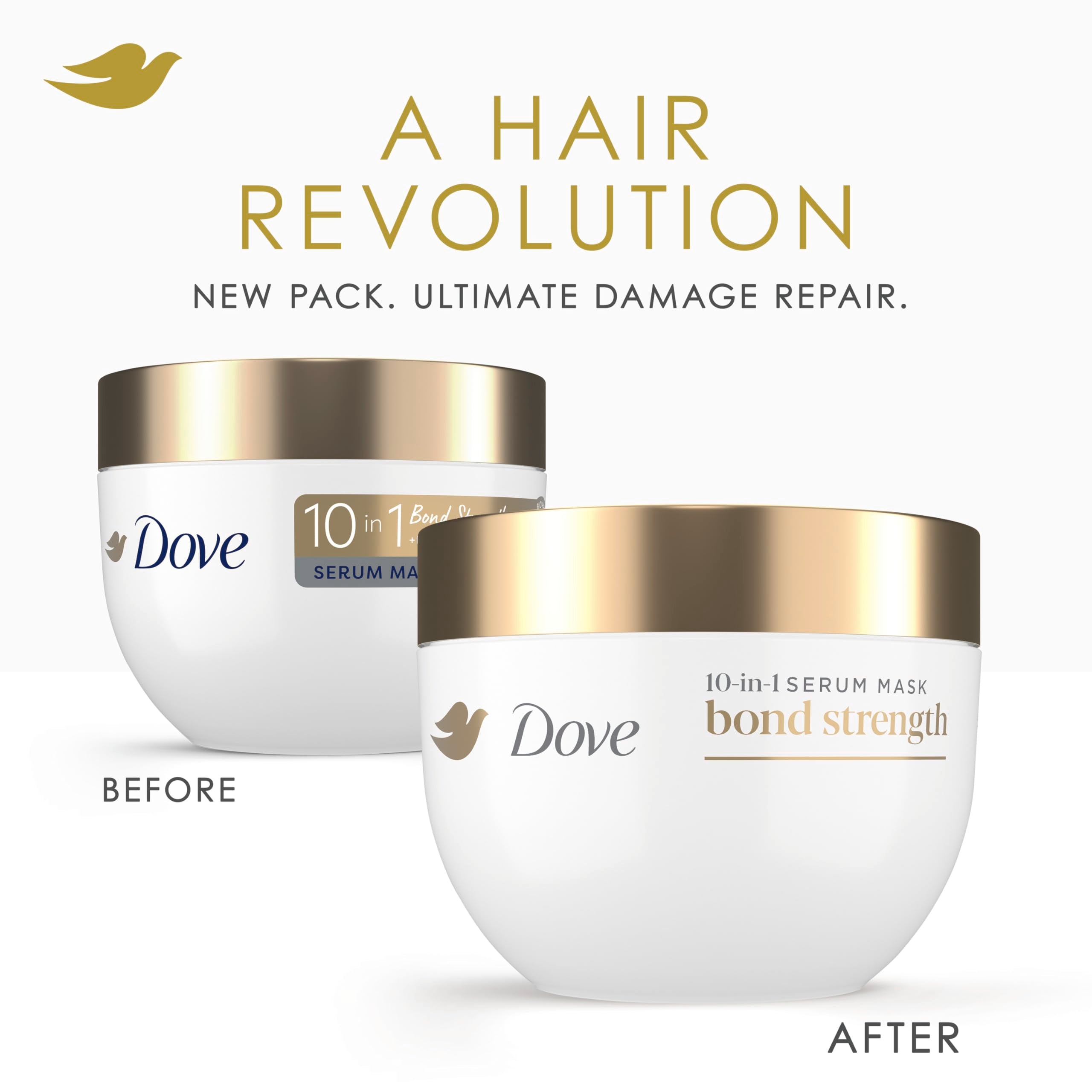 Dove Bond Strength bio-protein care technology graphic