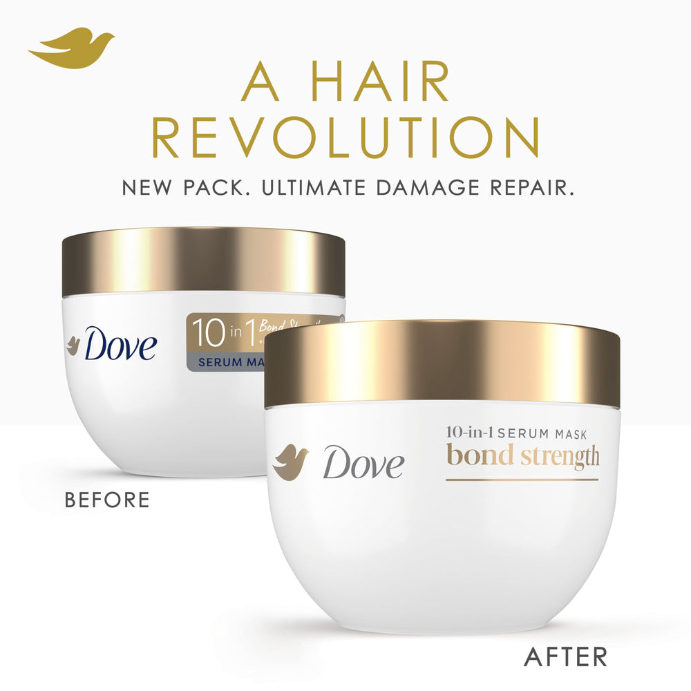 Dove Bond Strength bio-protein care technology graphic