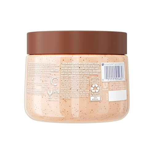 Dove Brown Sugar Coconut Butter Scrub application in shower demonstrating gentle exfoliation
