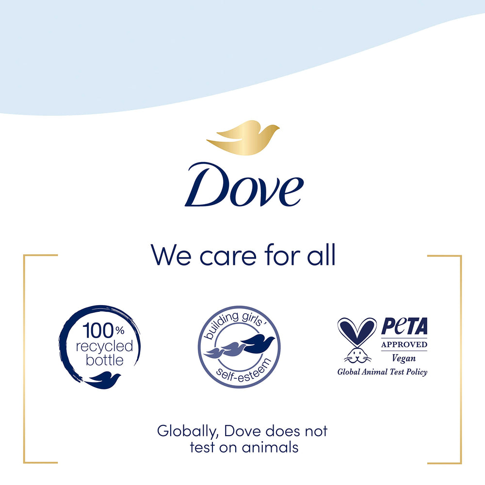 Dove Care & Protect antibacterial hand wash mild formula for gentle cleansing.