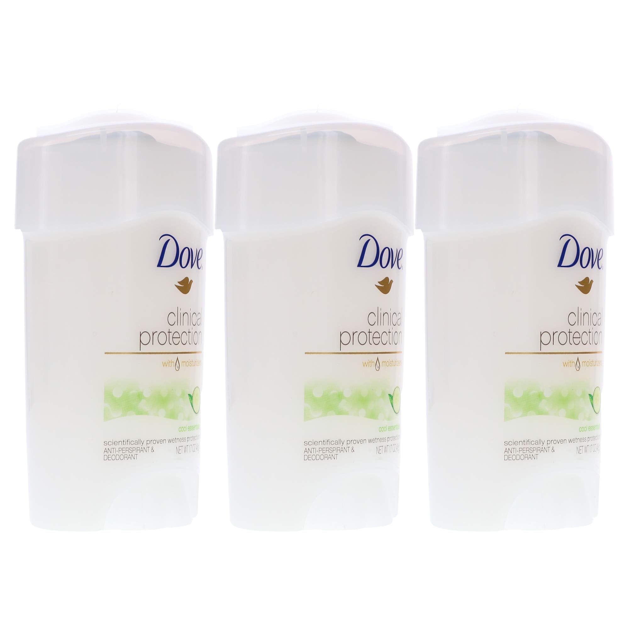 Dove Clinical Protection application shows easy, quick underarm refresh.