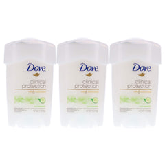 Dove Clinical Protection Cool Essentials bottle front view for all-day freshness.