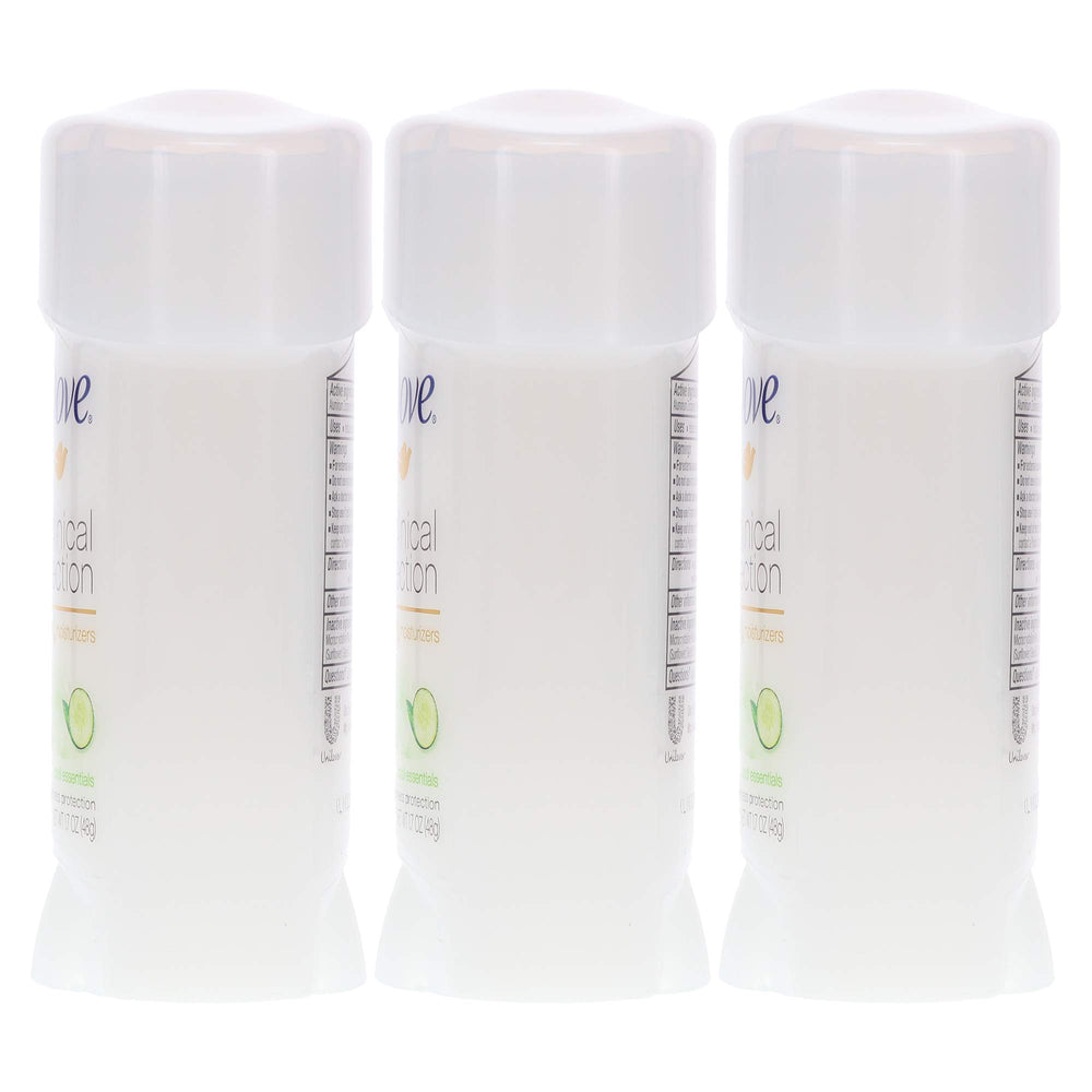 Dove Clinical Protection Cool Essentials 3-pack ready for daily use.