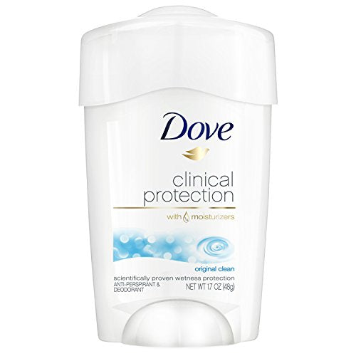 Close-up of Dove Original Clean applicator ready for use.