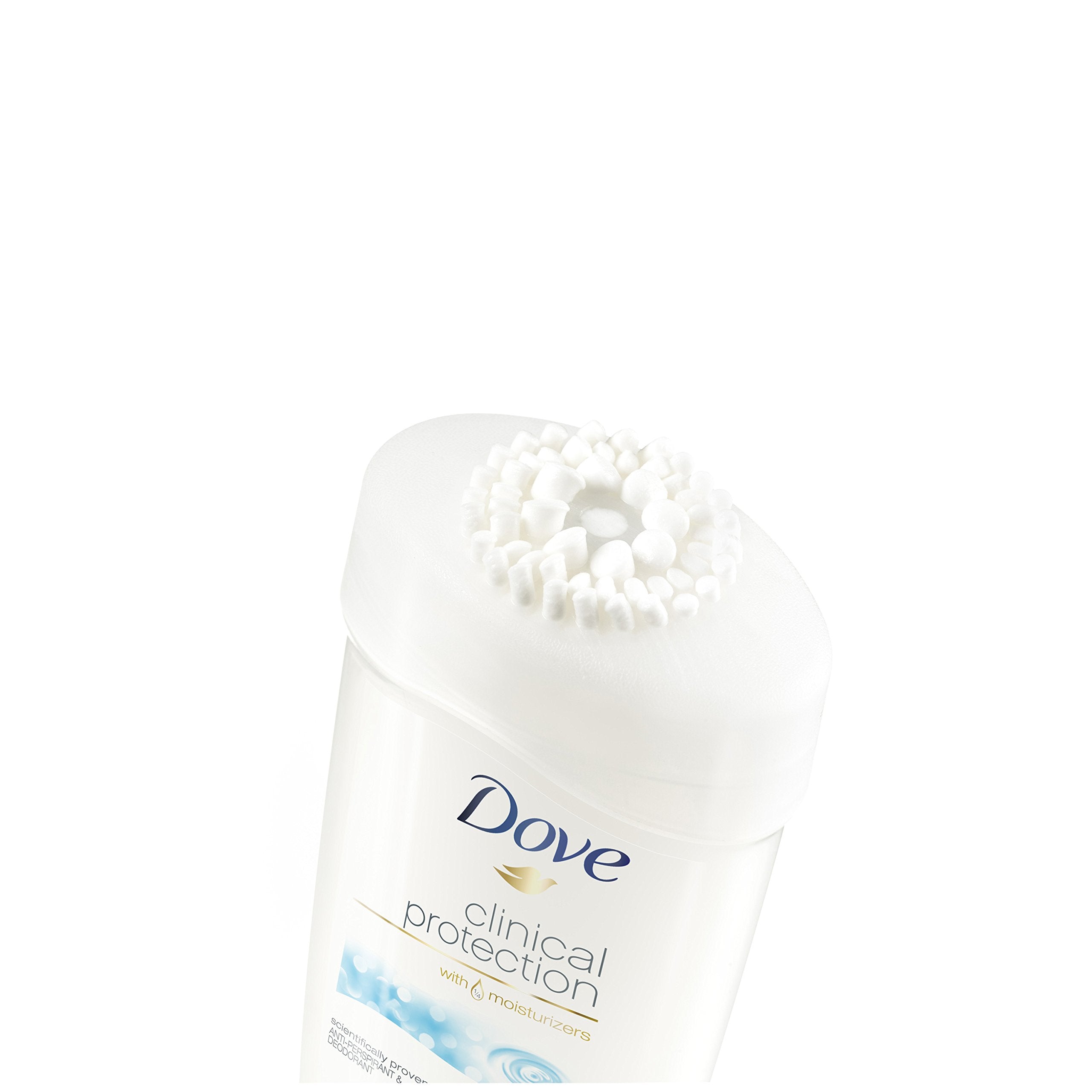 Branding and ingredients label of Dove Original Clean.