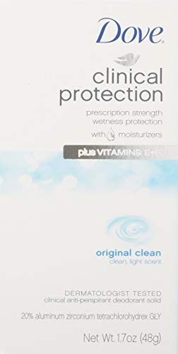 Dove Original Clean stick application closeup highlights smooth, comfortable underarm feel.