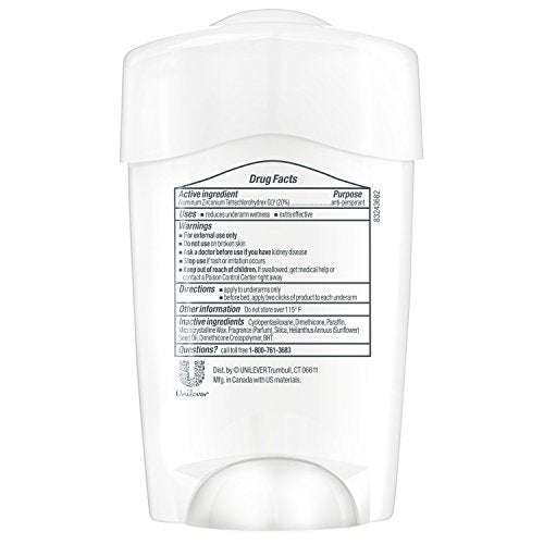 Hand applying Dove Clinical Protection Original Clean underarm.