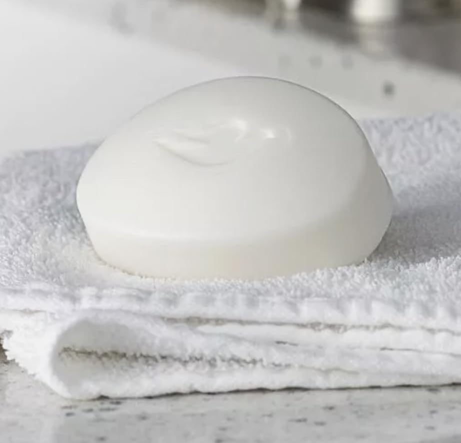 Dove Cream Beauty Bar travel kit display in a compact pack.