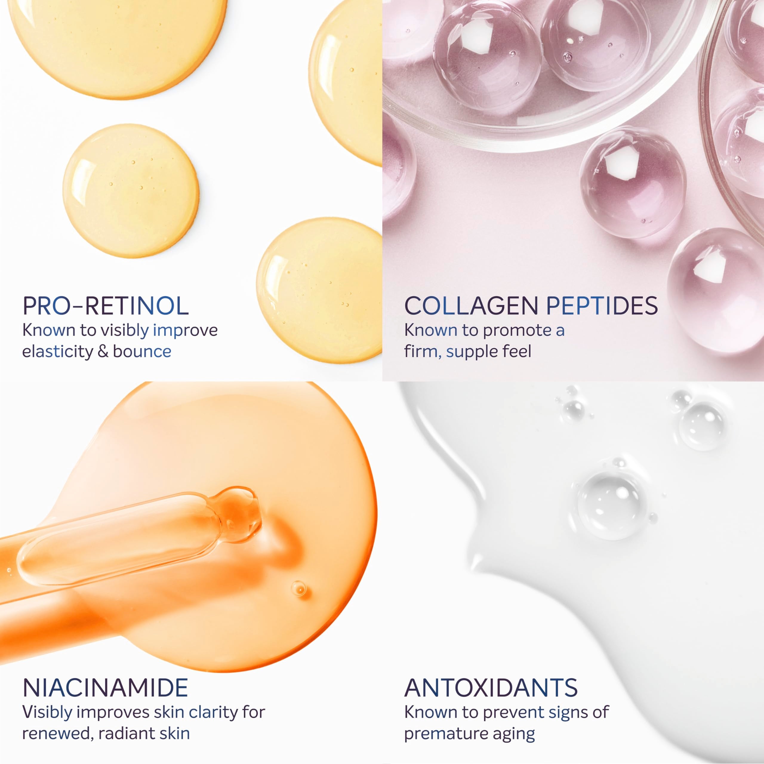 Dove Cream Serum Pro-Retinol niacinamide and peptides ingredient spotlight.