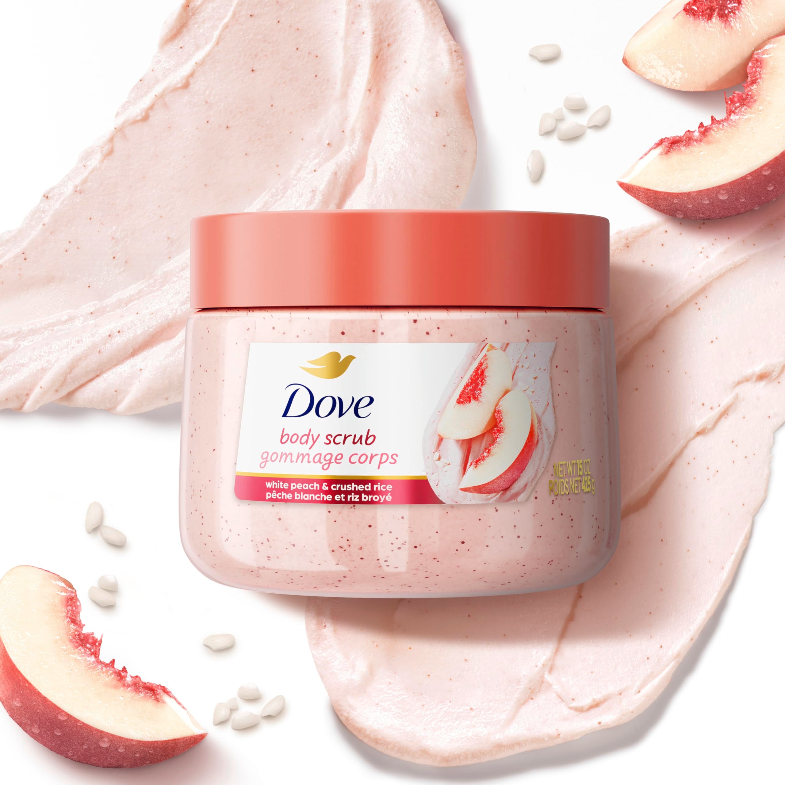 Dove packaging displays cruelty-free certification and ethical beauty choices.