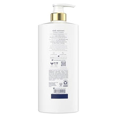 Dove Daily Moisture Conditioner label close-up showing Bio-Protein Care.